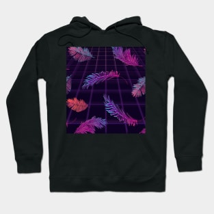 Synthwave Palm Leaves Aesthetic Hoodie